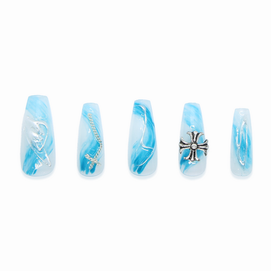 Legend of the Blue Sea - Handmade 10 Pc Press On Nails